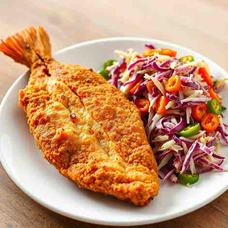 Haitian Fried Fish & Pikliz - the Best Seasoning